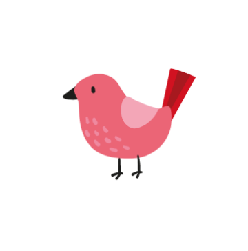 Red bird clip art